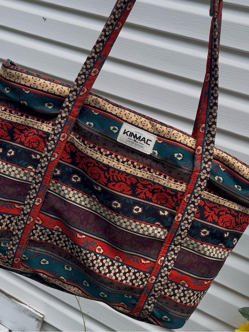Kinmac Women's Laptop Tote Bag - Boho Floral, fits 15.6"